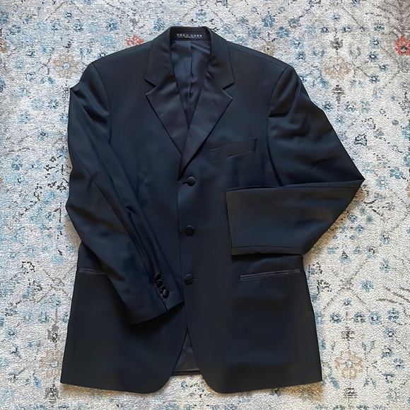 Hugo boss black baker jazz tuxedo suit jacket 38/s - Picture 1 of 10